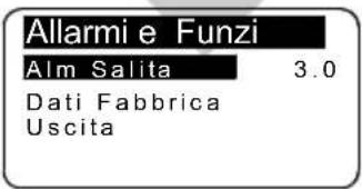 Lofrans Thetis 7003 - Menù Allarmi e Funzioni - 1