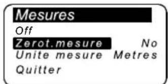 Lofrans Thetis 7003 - Measurement menu - 1