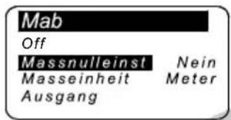 Lofrans Thetis 7003 - Mess-Menü - 1