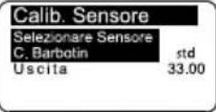 Lofrans Thetis 7003 - Menù Calibrazione Sensore - 1