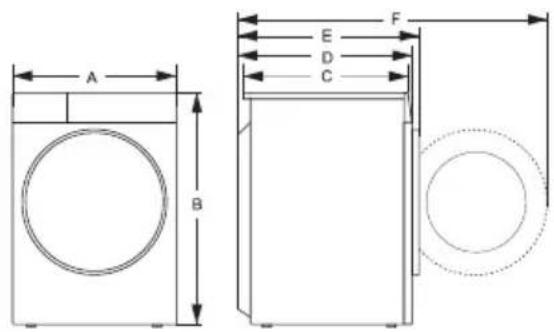 ASPES ASB800DDX - Dimensioni (mm) - 1
