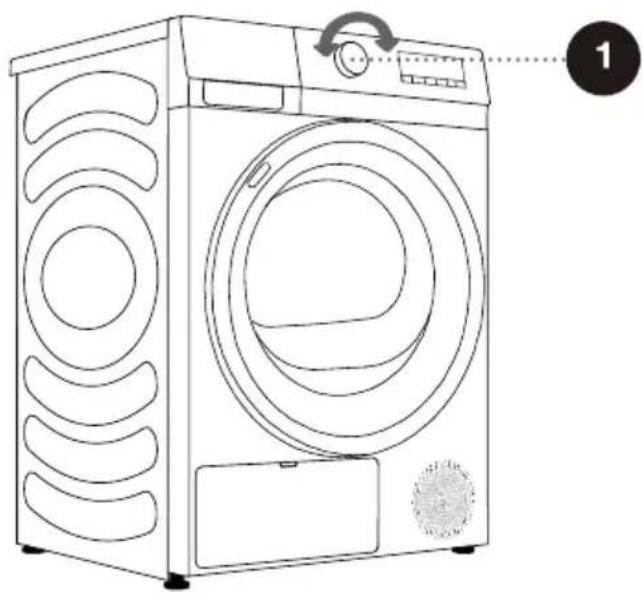 ASPES ASB800DDX - STEP 3: CHOOSING THE DRYING PROGRAMME - 2