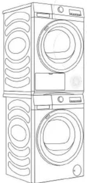 ASPES ASB800DDX - PLACEMENT DU SÈCHE-LINGE - 1