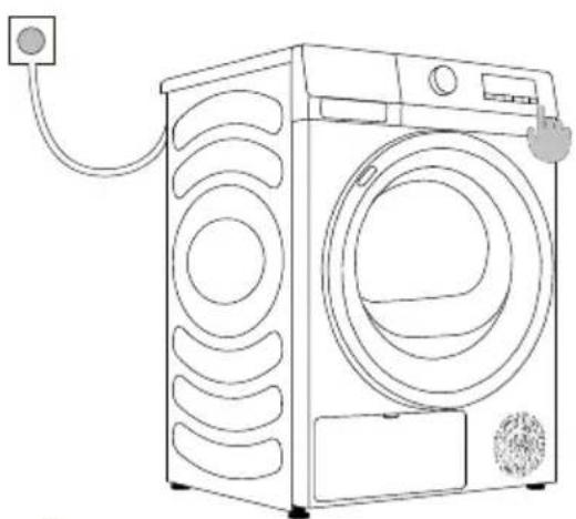 ASPES ASB800DDX - SWITCHING ON THE DRYER - 1