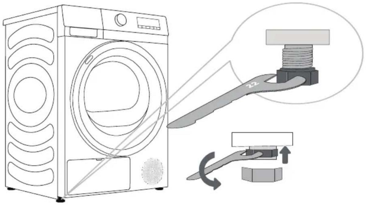 ASPES ASB800DDX - PIES AJUSTABLES - 1