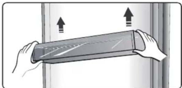 HISENSE RS3P558NEFE - Estantes de vidrio y anaqueles de la puerta - 1
