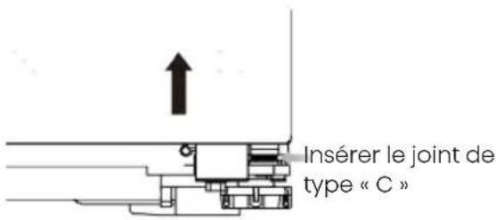 HISENSE RS3P558NEFE - Réglage de la hauteur de la porte (le cas échéant) - 3