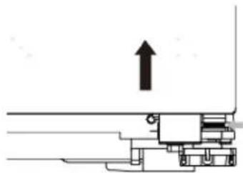 HISENSE RS3P558NEFE - Door height adjustment (if needed) - 3