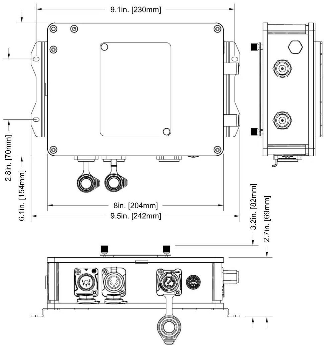 Elation Aria X2 IPC - DIMENSION DRAWINGS - 1