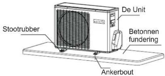 AIWA FUJINAIR 18 ACD-18100 - Installatie van de buitenunit - 1
