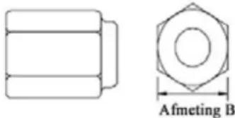 AIWA FUJINAIR 18 ACD-18100 - Flare moer - 1