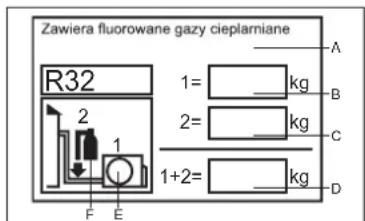 AIWA FUJINAIR 9 ACD-9100 - WAŻNE INFORMACJE DOTYCZĄCE CZYNNIKA CHŁODNICZEGO - 1