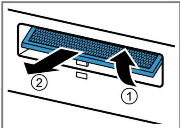 BOSCH HMV1055C - Replacing the odor filter - 2