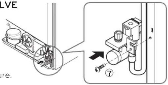 LG LK60C - ATTACH THE WATER VALVE - 1