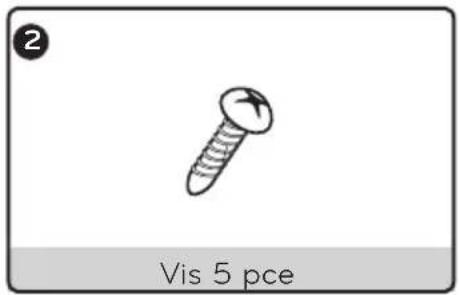 2 Vis 5 pce
