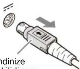 SONY AC-82MD - DC Kablosunun Bağlantısının Kesilmesi - 1