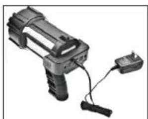 PowerSmith PSL10700W - Carga con un adaptador de 12 VCC - 2