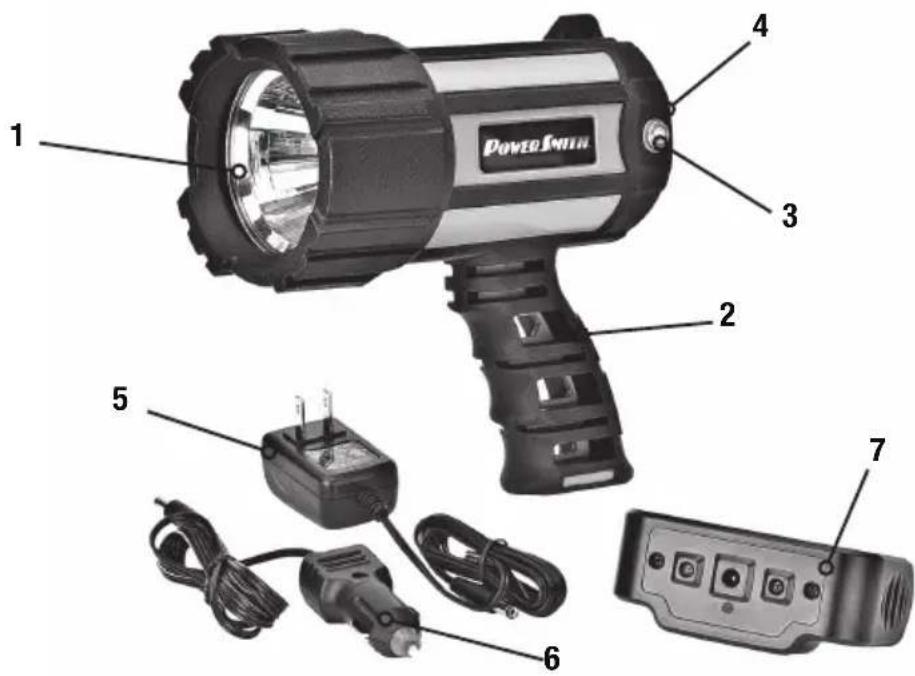 PowerSmith PSL10700W - SU LINTERNA IMPERMEABLE DE LED - 1