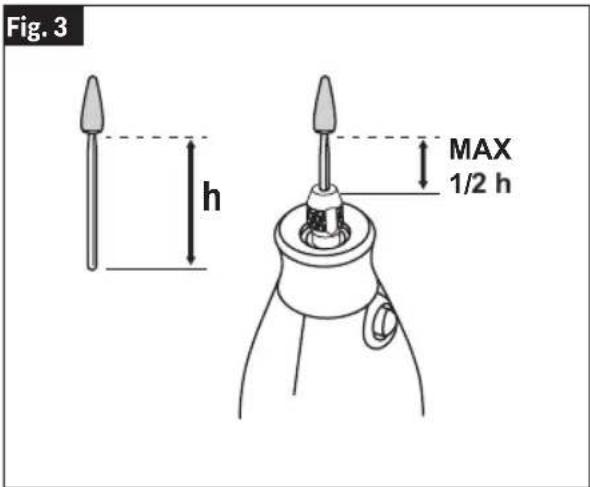 DREMEL 3100 - Changing Accessories with EZ Twist Integrated Wrench / Nose Cap - 2