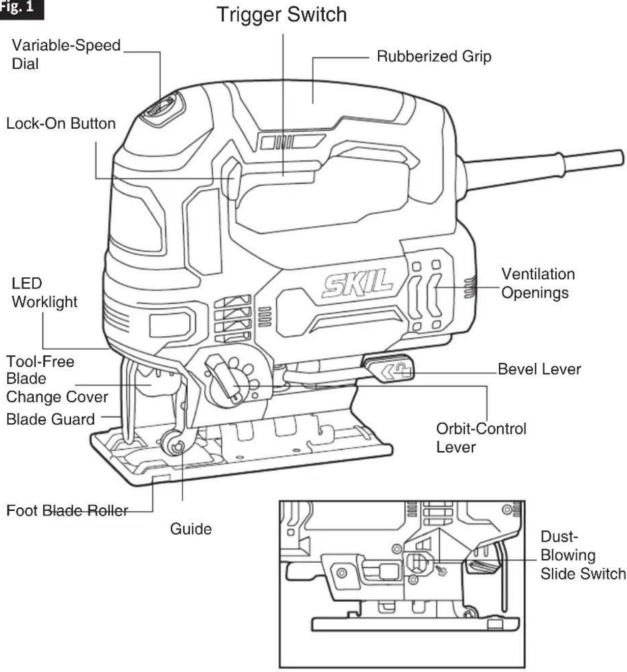 SKIL JS314901 - GET TO KNOW YOUR JIGSAW - 1
