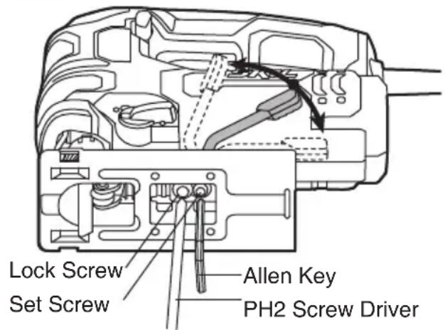 SKIL JS314901 - If the bevel lever loosens during use, set the tightness of the bevel lever (Fig.18) - 1
