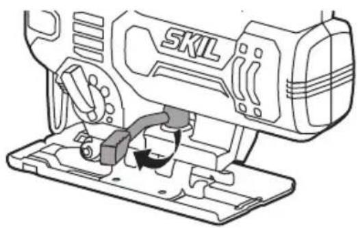 SKIL JS314901 - Adjusting the Foot Bevel Angle - 2