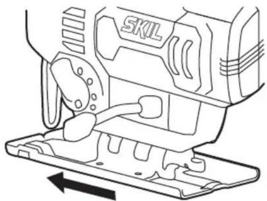 SKIL JS314901 - Ajuste del ángulo del biselado de la base - 2