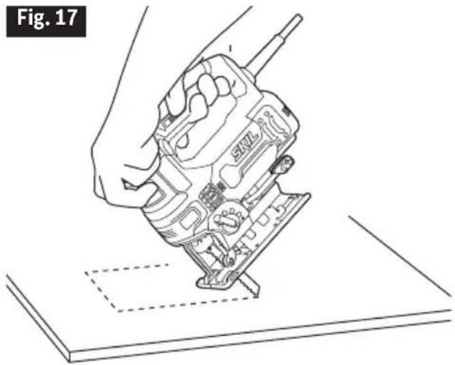 SKIL JS314901 - Plunge Cutting - 1