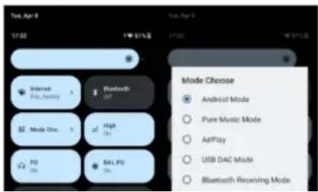 FiiO M21 - Cinq modes de travail - 1