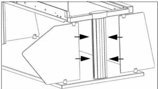 Vollrath LP55315 - For Single Sided Breath Guards - 1