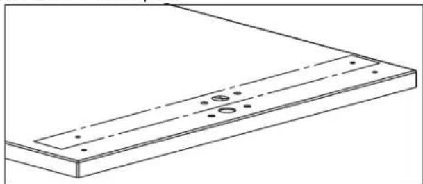 Vollrath LP55315 - Drill Mounting Holes - 1