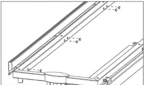 Vollrath LP55315 - Dépose du long panneau de verre latéral - 2