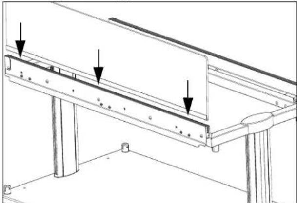 Vollrath LP55315 - Installation des vitres Long(s) panneau(x) - 2