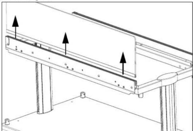 Vollrath LP55281 - Remove the Long Side Glass Panel - 3