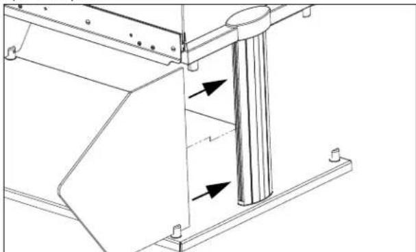 Vollrath LP55281 - Para protecciones contra aliento de dos lados - 1