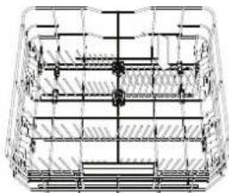 WHIRLPOOL W8F HS61BS - ONDERSTE REK - 1