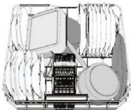 WHIRLPOOL W8F HS61BS - ДОЛНА РЕШЕТКА - 1