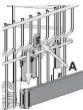 WHIRLPOOL W8F HS61BS - ADJUSTING THE HEIGHT OF THE UPPER RACK - 1