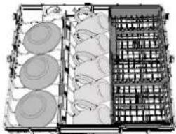 WHIRLPOOL W8F HS61BS - TOP RACK - 3