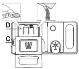WHIRLPOOL W8F HS61BS - ЗАРЕЖДАНЕ НА ДОЗАТОРА ЗА МИЯЛЕН ПРЕПАРАТ - 2