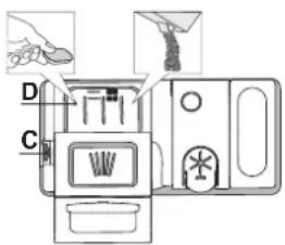 WHIRLPOOL W8F HS61BS - MAZGĀŠANAS LĪDZEKLA DOZATORA UZPILDE - 2