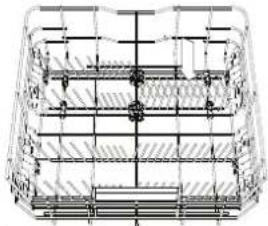 WHIRLPOOL W8F HS61BS - LOWER RACK - 2