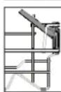 WHIRLPOOL W8F HS61BS - РЕГУЛИРАНЕ НА ВИСОЧИНАТА НА ГОРНАТА КОШНИЦА - 1