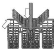 WHIRLPOOL W8F HS61BS - КОШНИЦА ЗА ПРИБОР - 2