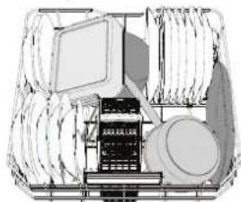 WHIRLPOOL W8F HP51X - LOWER RACK - 1