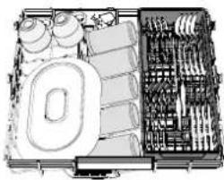 WHIRLPOOL W8F HP51X - TOP RACK - 1