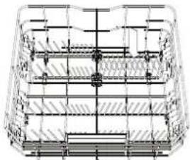 WHIRLPOOL W8F HP51X - LOWER RACK - 2