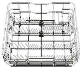 WHIRLPOOL W8F HP51X - AJUSTER LA HAUTEUR DU PANIER SUPÉRIEUR - 1
