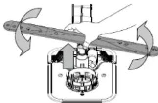WHIRLPOOL W8F HP51X - NETTOYER LES BRAS D'ASPERSION - 2