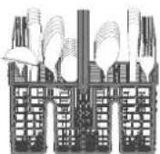 WHIRLPOOL W8F HP51X - CUTLERY BASKET - 1
